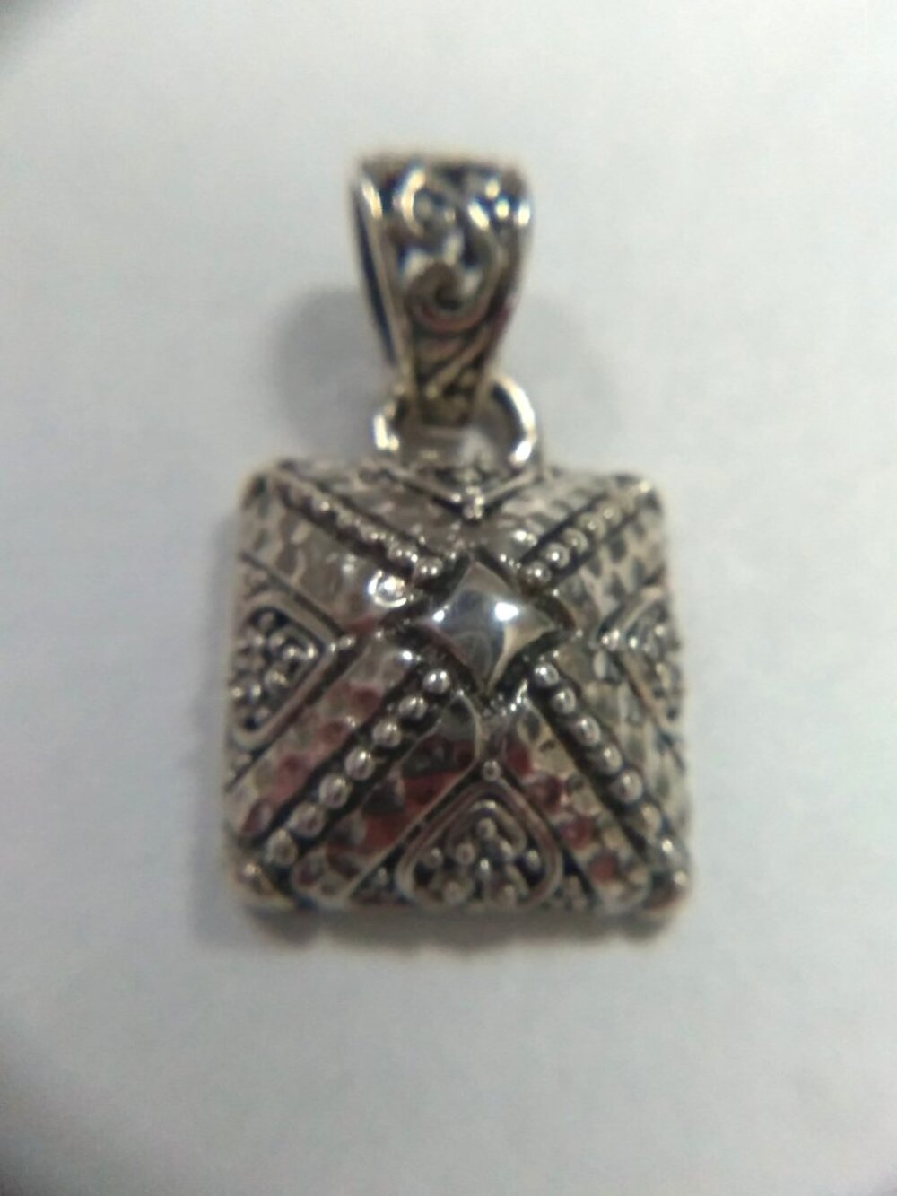 Bali Style Silver Pendant